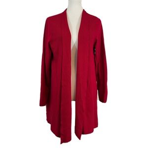 Chico's Cardigan Women's Pink Open Front Sweater